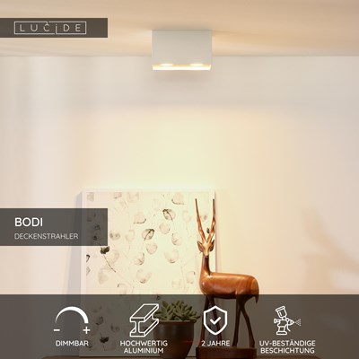 Lucide BODI - Deckenstrahler - 2xGU10 - Weiß